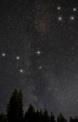 Blackout roller blind with stars in the sky design