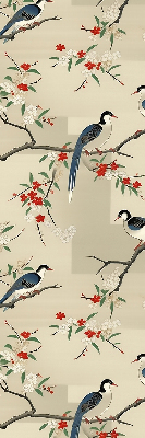 Blackout roller blind Birds on a tree