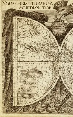 Blackout roller blind with an old world map print