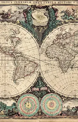 World map blackout roller blind for windows