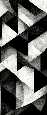 Blackout roller blind Triangles in abstraction