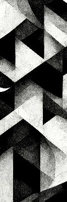 Blackout roller blind Triangles in abstraction