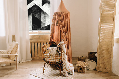 Blackout roller blind Triangles in abstraction
