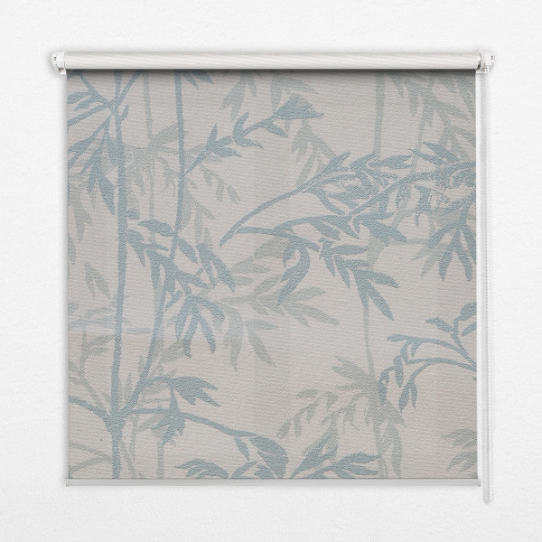 Blackout roller blind for window Leaves