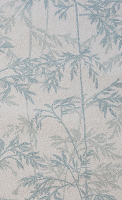 Blackout roller blind for window Leaves