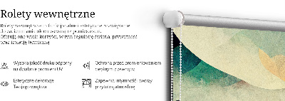 Blackout roller blind Abstract hills