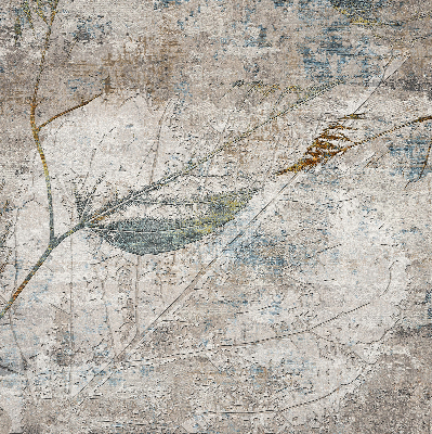 Fabric roller blind for window Reflected leaves