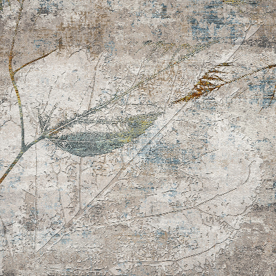 Fabric roller blind for window Reflected leaves