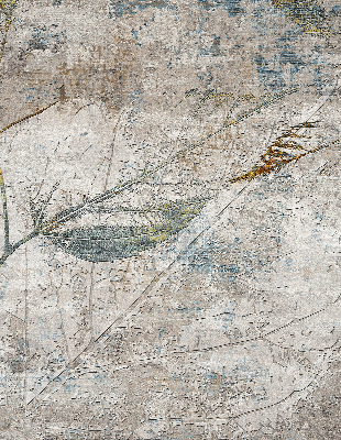 Fabric roller blind for window Reflected leaves