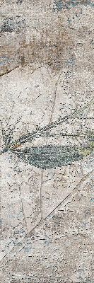 Fabric roller blind for window Reflected leaves