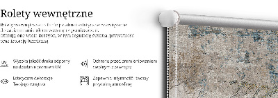 Fabric roller blind for window Reflected leaves