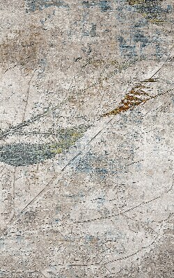 Fabric roller blind for window Reflected leaves