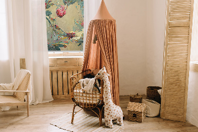 Fabric roller blind for window Meadow