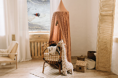 Blackout roller blind for window Blurry mountains
