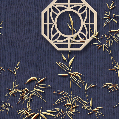Fabric roller blind for window The Lake Behind the Flowers