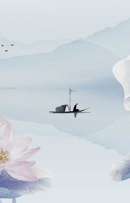 Blackout roller blind featuring a fisherman on a boat design