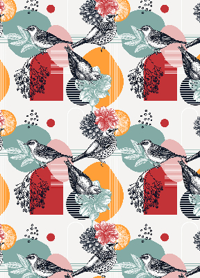 Blackout roller blind Birds