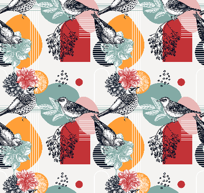 Blackout roller blind Birds