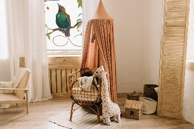 Blackout roller blind for window Birds on a branch