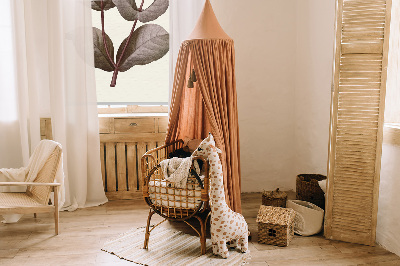 Fabric roller blind for window Falling flower