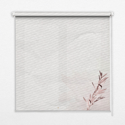 Fabric roller blind for window crumpled paper design