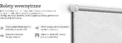 Fabric roller blind for window crumpled paper design