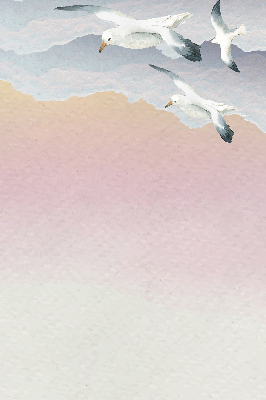 Blackout roller blind Flying birds