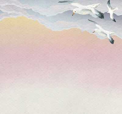 Blackout roller blind Flying birds