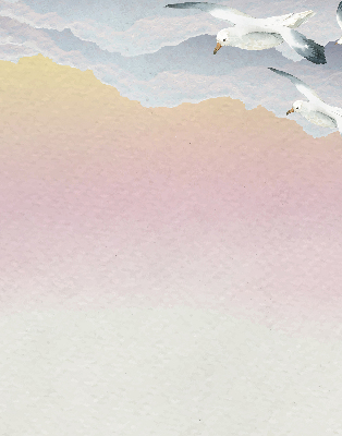 Blackout roller blind Flying birds