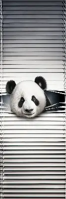 Blackout roller blind for windows in panda design