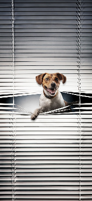 Fabric roller blind for window Dog