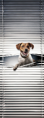 Fabric roller blind for window Dog
