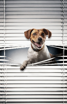 Fabric roller blind for window Dog