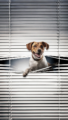 Fabric roller blind for window Dog