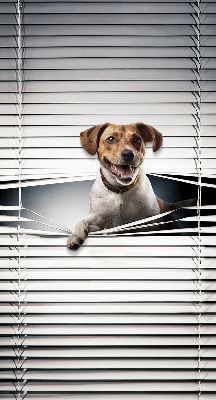 Fabric roller blind for window Dog