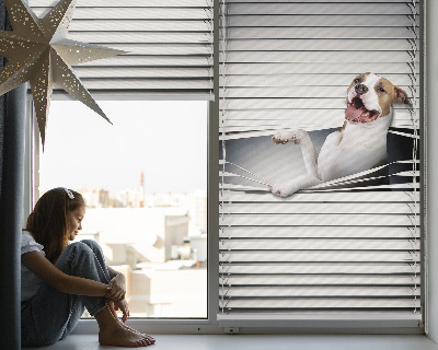 Blackout roller blind Dog