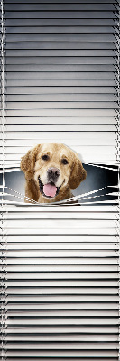 Blackout roller blind for window Golden Dog