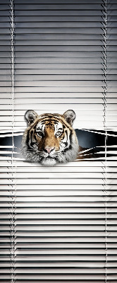 Fabric roller blind for window Tiger