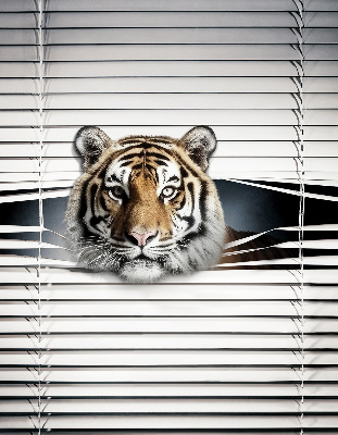 Fabric roller blind for window Tiger
