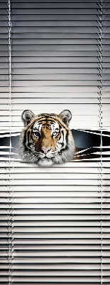 Fabric roller blind for window Tiger