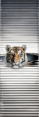 Fabric roller blind for window Tiger