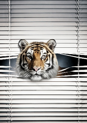 Fabric roller blind for window Tiger