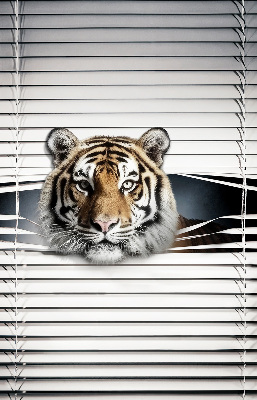 Fabric roller blind for window Tiger
