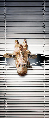 Blackout roller blind for window Giraffe