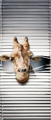 Blackout roller blind for window Giraffe
