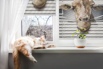 Blackout roller blind for window Giraffe