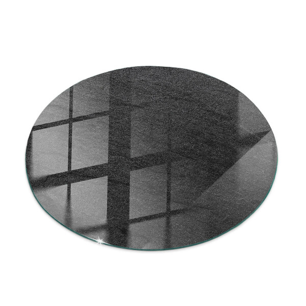 Table glass round Stone texture motif