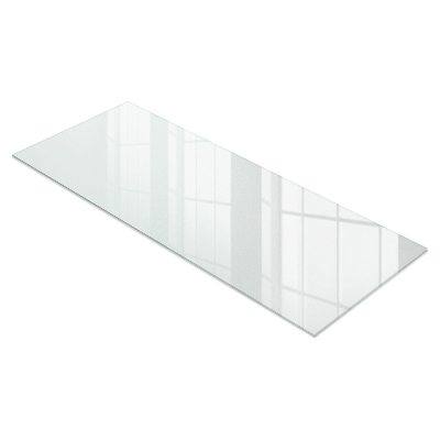 Rectagular glass table top Semitransparent