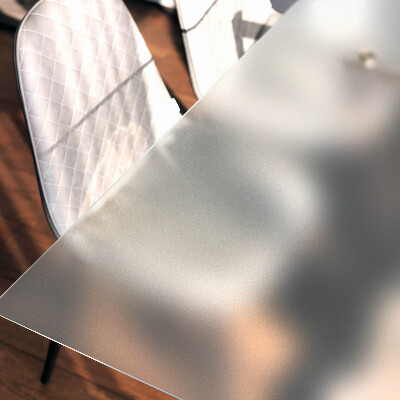 Rectagular glass table top Semitransparent