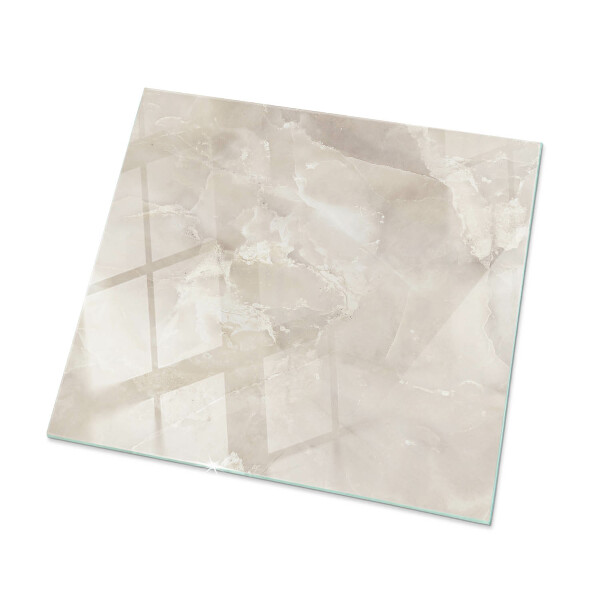 Rectangular glass to coffee table Marble graphic composition